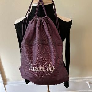 Purple Dream Big Draw String Sac Bag by Thirty One